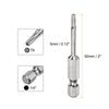1/2pcs Security Torx Bit 1/4" Hex Shank 2" Long T6-T40 Magnetic Tamper Resistant Star Bits Screwdriver Torx Head with Hole