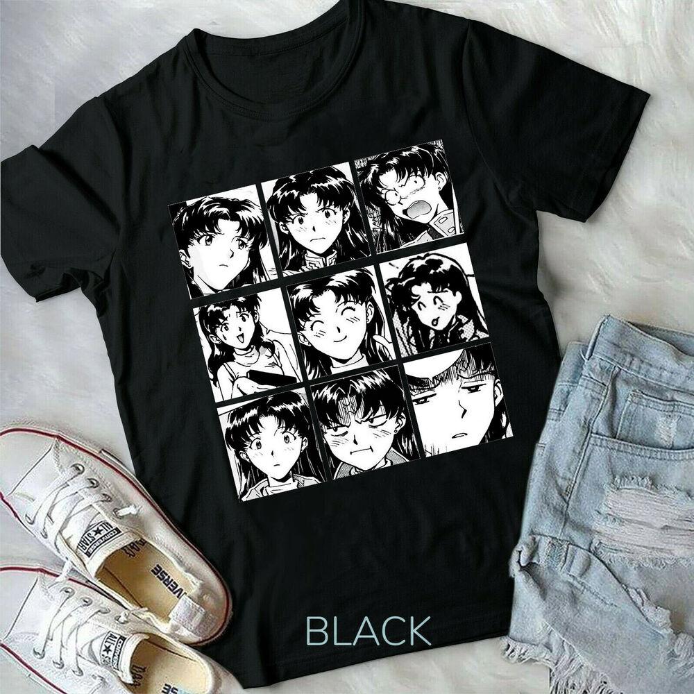 

Evangelion,Mis ato Katsuragi,Neon Genesis Evangelion,Vap orwave,new Unisex T-Shirt 3XL