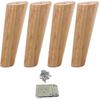 4pcs Wooden Furniture Feet Tapered Sofa Legs Solid Wood Furniture Legs - Chuan