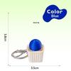 Fidget Toy Keychain 1Pcs 3D Vegetable Fruit Design Non-Lighted Soft Stress Reliever for Outdoor Travel Backpack Accessory
