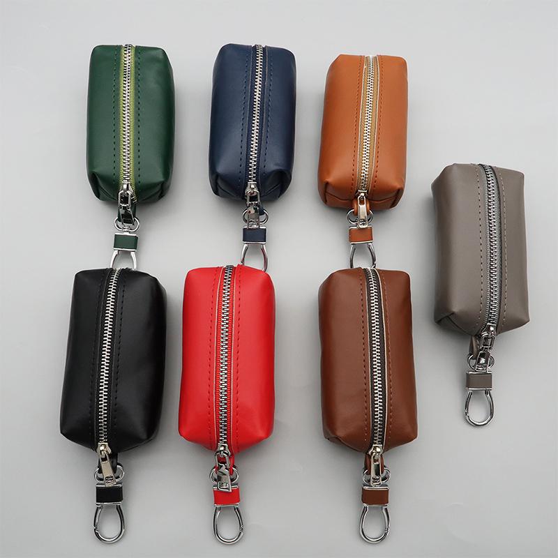 Vintage Velkokapacitní Pu Pánská Dámská Taška na Klíče Roztomilá Taška na Klíče od Auta Kvalitní Mince Peněženka Organizér na Drobnosti Mini Peněženka Dárky