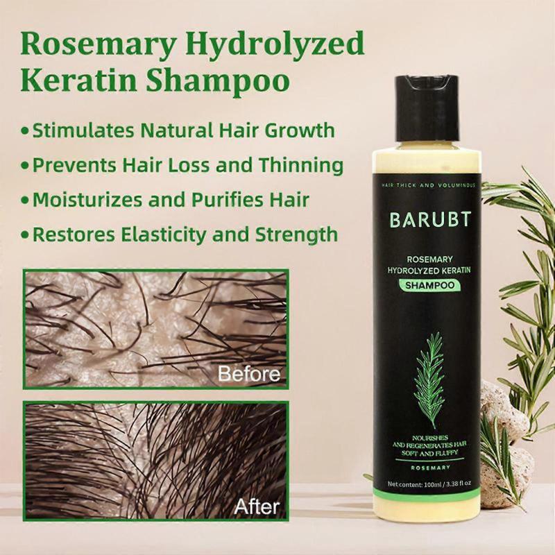 Rosemary Shampoo + Conditioner Set - Volumizing, Natural Thickening, Strengthening, Nourishes Scalp, Reduces Breakage & Adds Shine, Dry, Damaged Hair