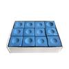 12Pcs Snooker Billiard Chalk Pool Square Cue Chalk Pool Cue Tip Square Powder Indoor Sport Snooker Accessories