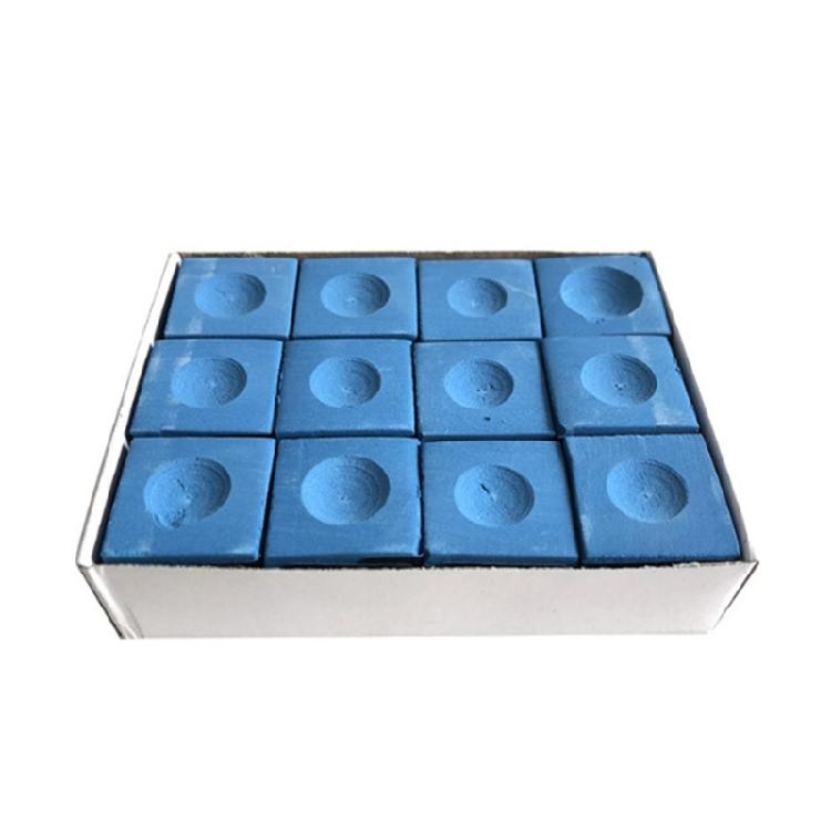 12Pcs Snooker Billiard Chalk Pool Square Cue Chalk Pool Cue Tip Square Powder Indoor Sport Snooker Accessories