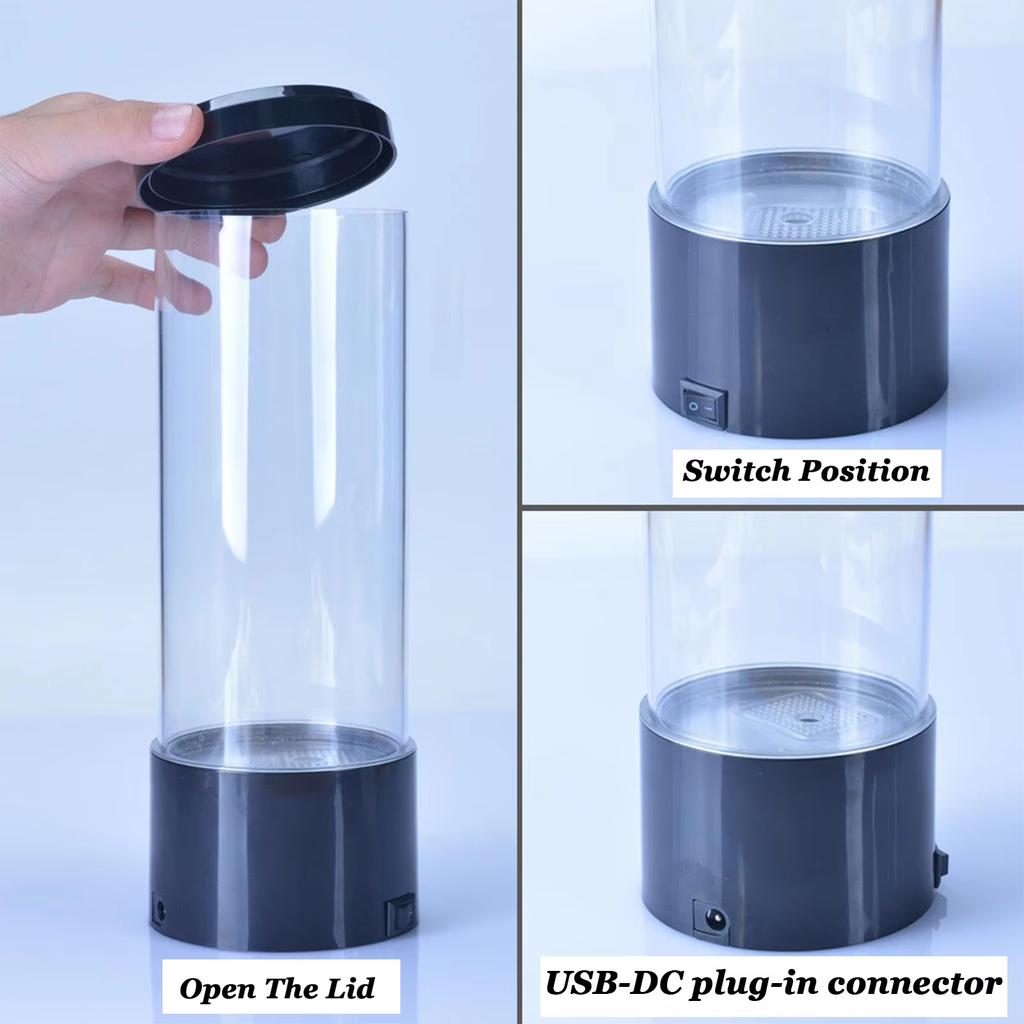 Multicoloured Jellyfish Lamp Creative Atmosphere Night Light Usb Powered for Living Room Bedroom Kid Room Decor Lighting