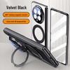 Honor Magic V6 Transparent Foldable Phone Case, Magnetic Stand, Full Coverage, Anti-Drop Protection for Men