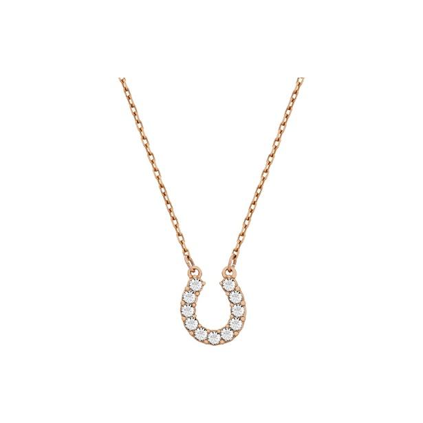 

Swarovski Asia Exclusive Series Towards Imitation Crystal Stone Necklace Women necklace White Rose-Gold 5094964 Box (Random Color)