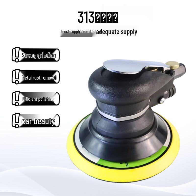 5" & 6" High-Speed Pneumatic Sander and Polisher, Model 313 Handheld Air Grinder