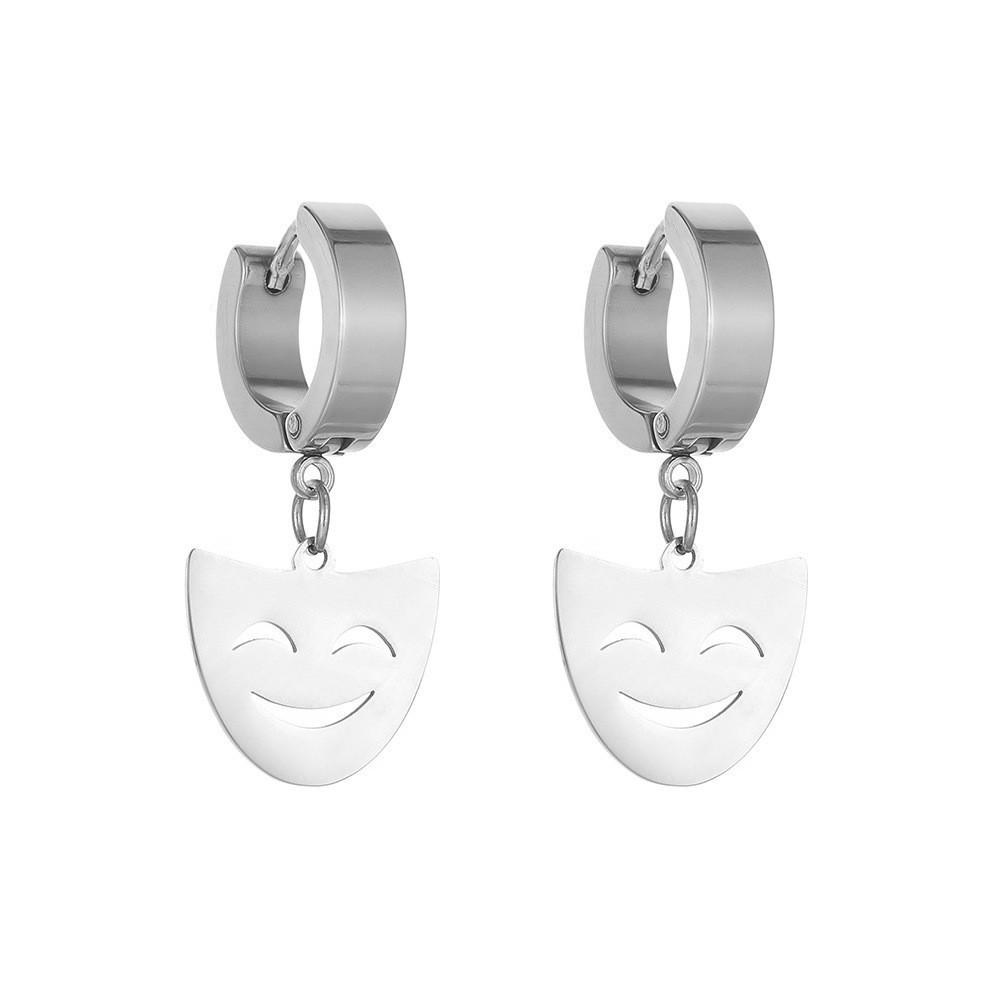 Fashionable Lightning Mushroom Ear Clips For Women Trendy Geometric Alloy Earrings