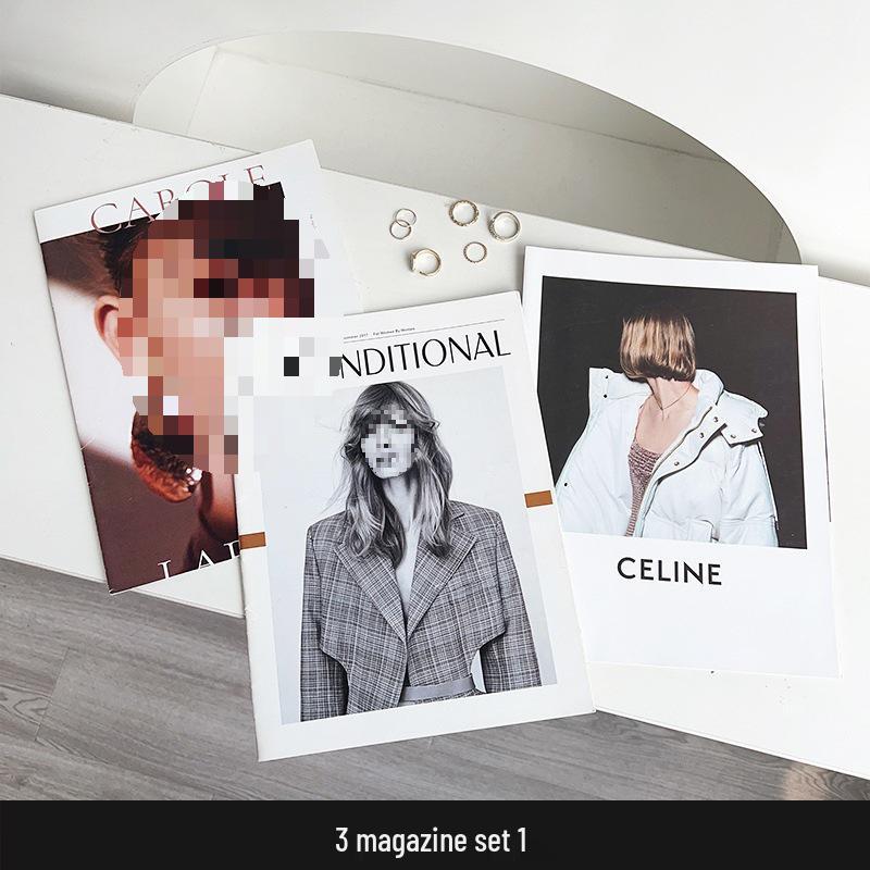 İngiliz Tarzı Defter: Moda Dergisi Kapak ve Sahne Düzeni Aksesuarı
