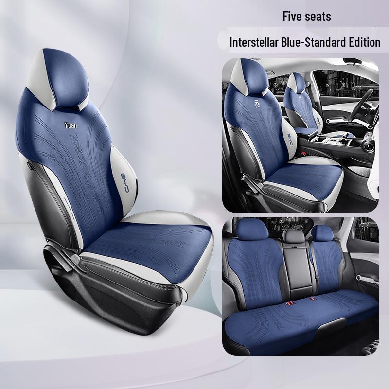 ZFL Sports Leather All-Season Seat Cushion for BYD Yuan PLUS