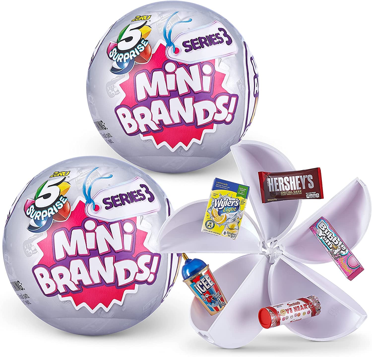 

MINI BRANDS 2022 ZURU 5 SURPRISE MINIATURE COLLECTION MYSTERY CAPSULE SERIES 3 DOUBLE PACK Mini Brands Capsule Set of 2 [Used]