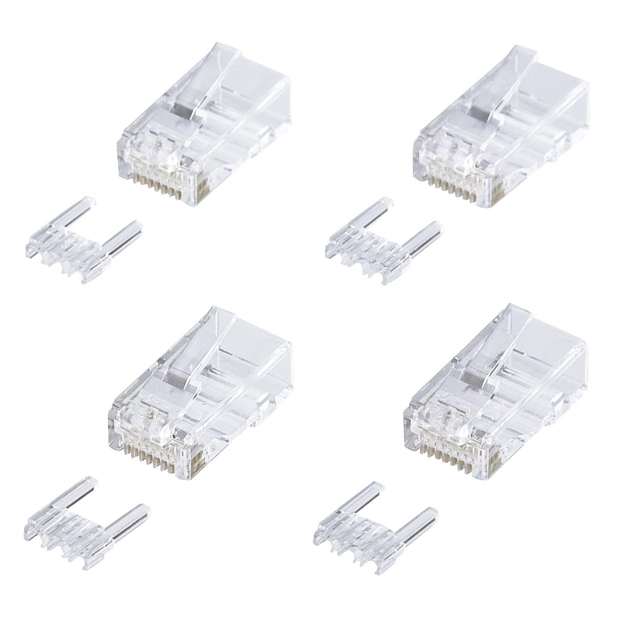 

Sanwa Supply Category 6 RJ-45 Connector (for single wire) ADT-6RJ-10N