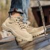 Men's Labor Protection Shoes, Anti-smash and Anti-puncture Breathable Lightweight Safety Shoes, Wear-resistant Soft-soled Work Shoes