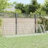 VidaXL Hutch, Rabbit Cage with Door, Chicken Coop, Outdoor Run for Ducks Small Animals, Silver Steel 3281531