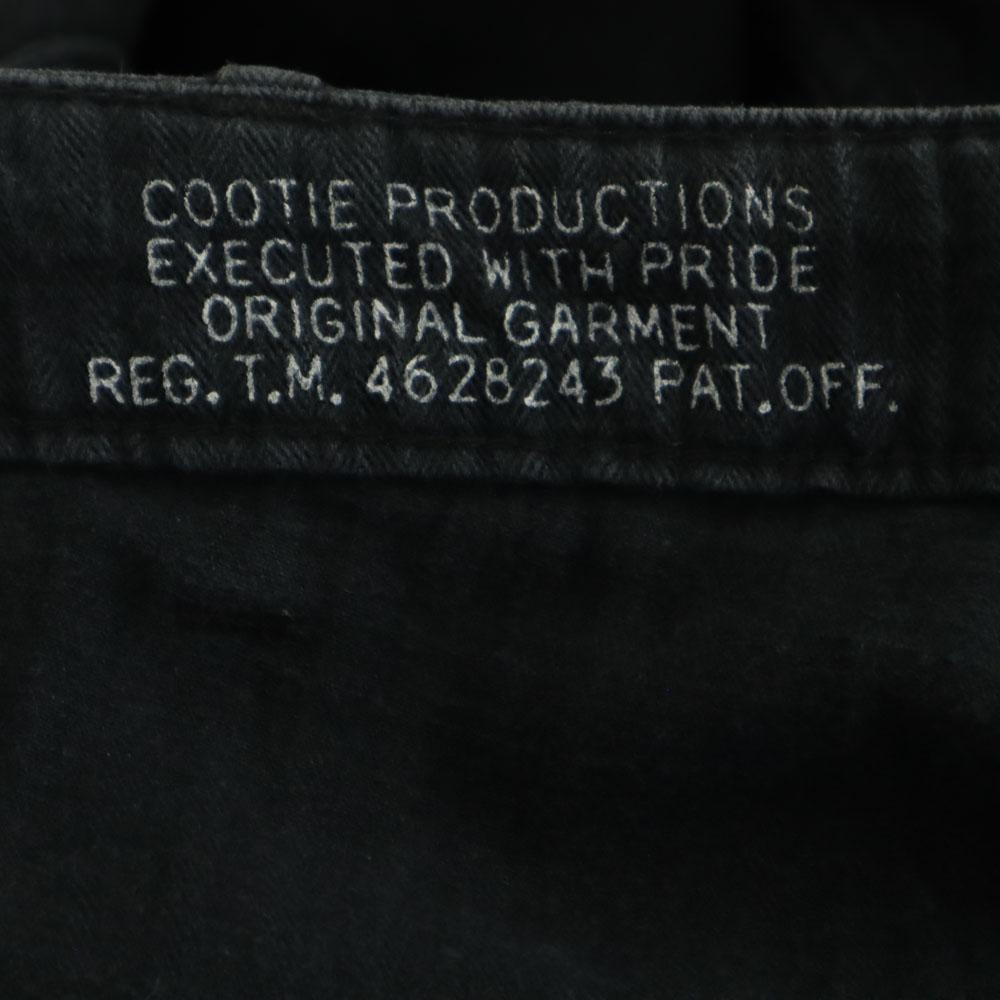 COOTIE Herringbone Button fly Long pants w30 Black series Men's Used