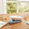 Embosser with Alloy Blade Compact Handheld Paper Punch Snap-Lock for Journalists