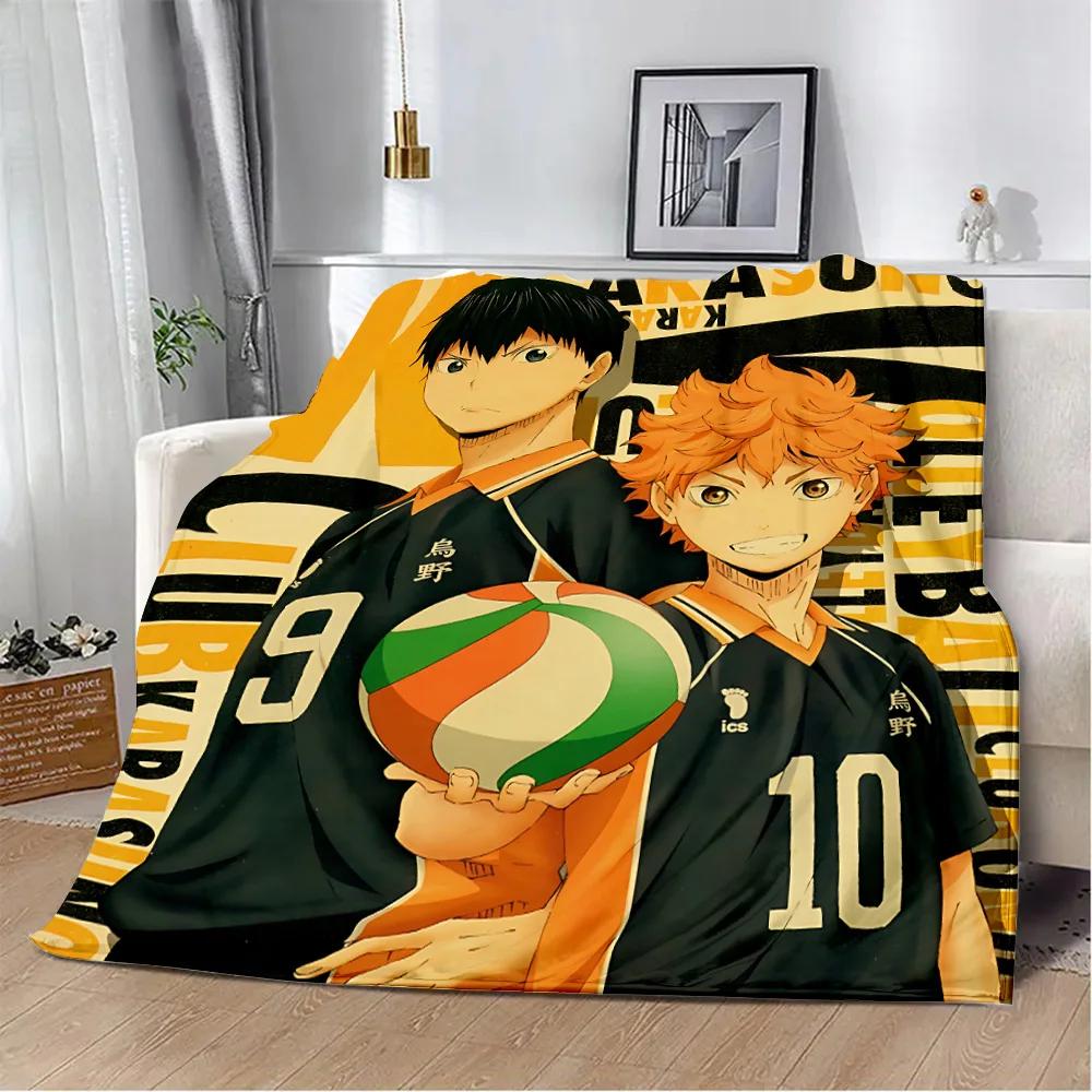 Japan Anime Haikyuu Printed Blanket Picnic Blankets Warm Blanket Soft and Comfortable Blanket Home Travel Birthday Gift