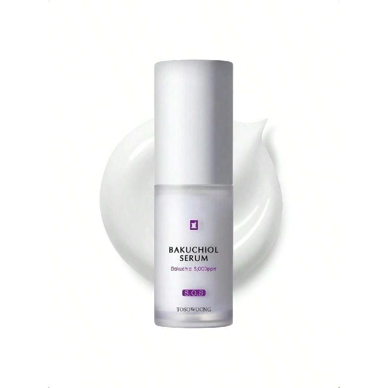 Сыворотка с бакучиолом Tosowoong 30 мл | Высокопотентная смесь 5000 ppm бакучиола, мощное средство против старения и решение для сужения пор Serum 30ml