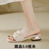 Stylish Minimalist Single-strap Sliding Sandals Solid Color Women's Slippers 2025 Summer New Outdoor Casual Opentoe