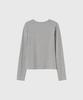 GENERALIDEA Round Neck Long Sleeve T-Shirt [Melange Grey] / Gf3Lts504