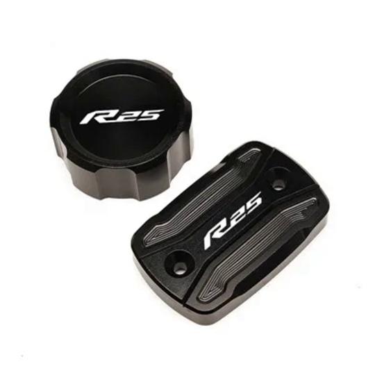 Accesorii pentru motociclete pentru Yamaha YZF R25 2015 - CNC de înaltă calitate capac rezervor lichid de frână spate și față capac cilindru