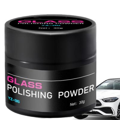 Pulido de Vidrio con Película de Aceite Polvo de Óxido de Cerio Kit de Reparación para Ventanas y Espejos de Coche Compuesto para Rayones de Coche Limpiador de Película de Aceite para Vidrio