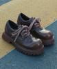Wetheroad Wtrd1137 Sheep Sanding Vintage Volume Derby Shoes Brown