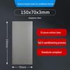 Test Grade Sandblasted Steel Panel Coating with Various Thicknesses/Roughness