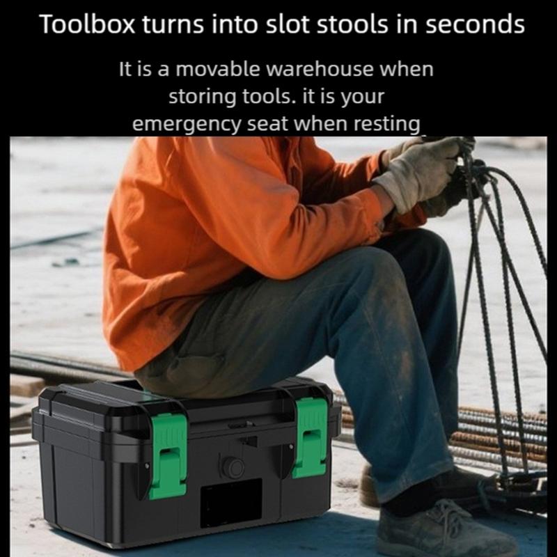 Industrial Tool Box Waterproof Structure with Removable Tray Storage Box For Professional Technicians