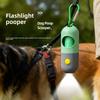 Pet Waste Bag Dispenser - Multi-functional with LED Lights - Disposable Cat Litter Bag - Portable for Outings - Dog Waste Bag Collector