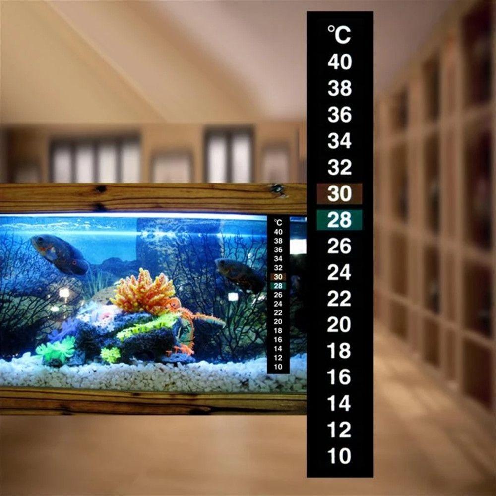 1/3/5Pcs Multi-Functional Digital Liquid Crystal Temperature Stickers Aquarium Thermometer Fishbowl Accessories Temp Meter