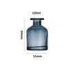 100ml Matte Black Aroma Diffuser Bottle with Multi-color Customization, Free Glass Bottle Sample Included, MOQ 1.