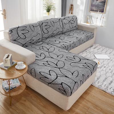 Modern Printed Sofa Cushion Cover Livingroom Funiture Protector Spandex Elastic Removable LShape Corner Armchair Couch Slipcover