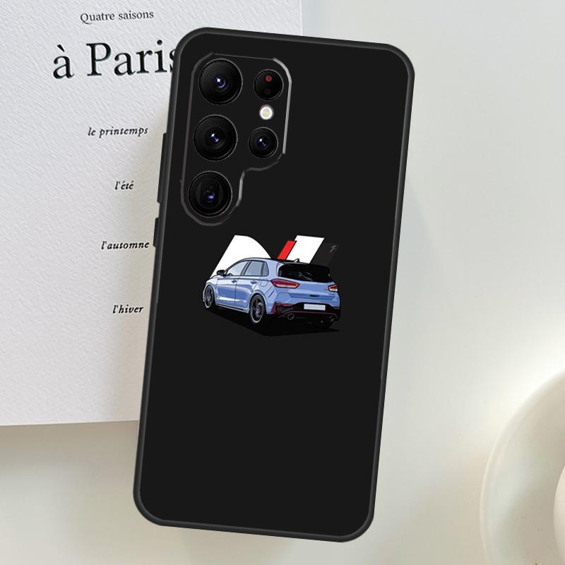i30N Sports Car Case For Samsung Galaxy S22 S23 Plus S21 S23 Ultra S20 FE S8 S9 S10 Note 10 20 Ultra Coque