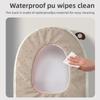 Cole-matching Bear Bear Paw with Handle Waterproof Winter Warm and Lovely Toilet Mat