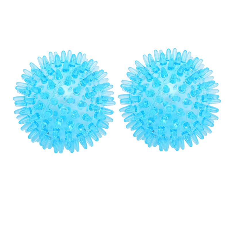 

2Pcs Transparent Spiky Massage Sphere 7Cm Acupressure Reflexology Occupational Therapy Hand Tactile Toy Sets For Stress Ease
