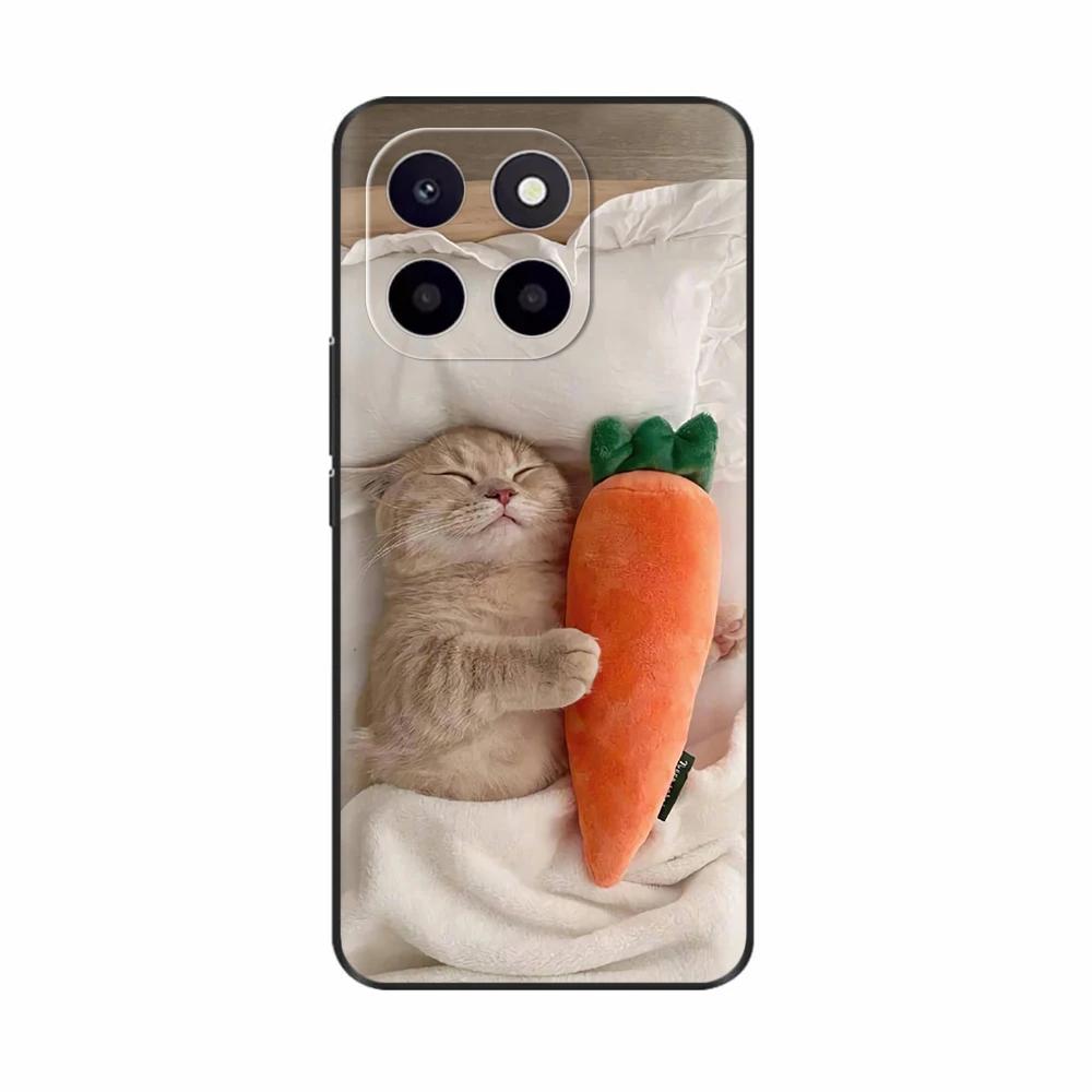 Pro Honor X6C 4G Pouzdro Měkký Tekutý Silikon Ochrana Fotoaparátu Zadní Kryt Telefonu Pro Honor X6c Pouzdra honorX6C X6 C Kryt Nárazník