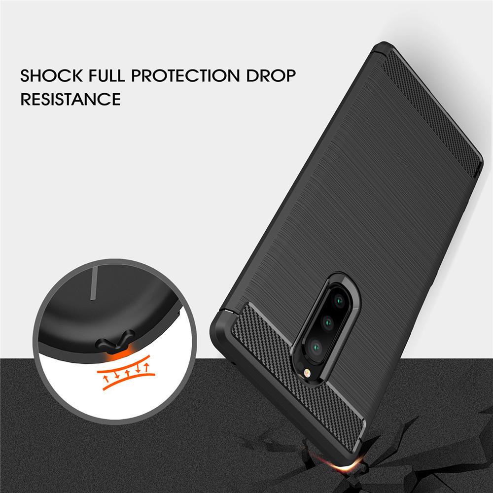 Per Sony Xperia 1 Custodia 6,5 Pollici Lusso Completa Morbida TPU Silicone Copertura Antiurto per Sony 1 J8110 J8170 J9110 Custodie Borsa Telefono