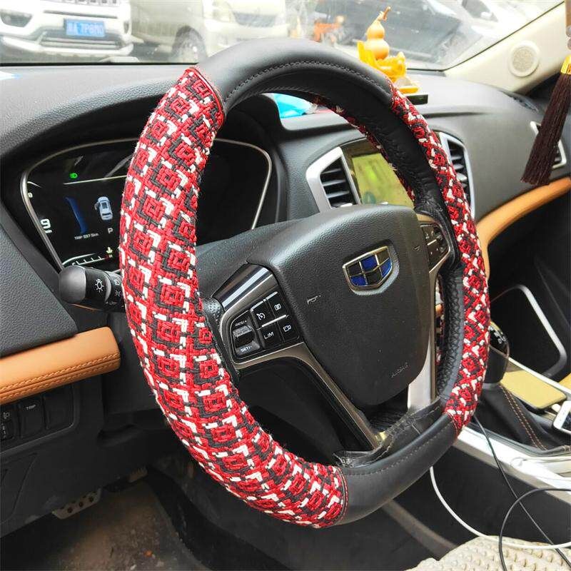 Hyundai Suobaarina Sunda Four Seasons Linen Car Linen Burgundy Shape