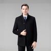 Brand Double-Sided Cashmere Men's Classic Wool Trench Coat with Down Liner