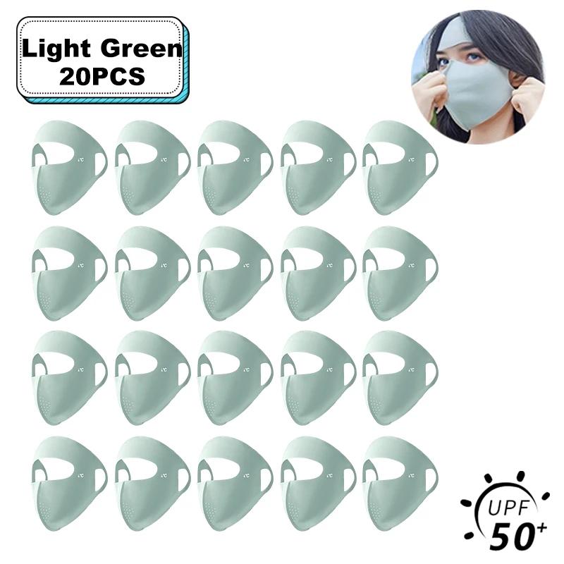 Women Full Face UV Protection Mask 3D Ice Silk Sunscreen Breathable Lightweight Summer Outdoor Sports Comfort Fit mask for men