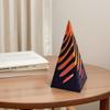 3D Printed Unique Fidget Toys Spiral Cone Toy Decompression Kids Fidget Toys Impossible Pyramid Passthrough Sculpture Desk Toy