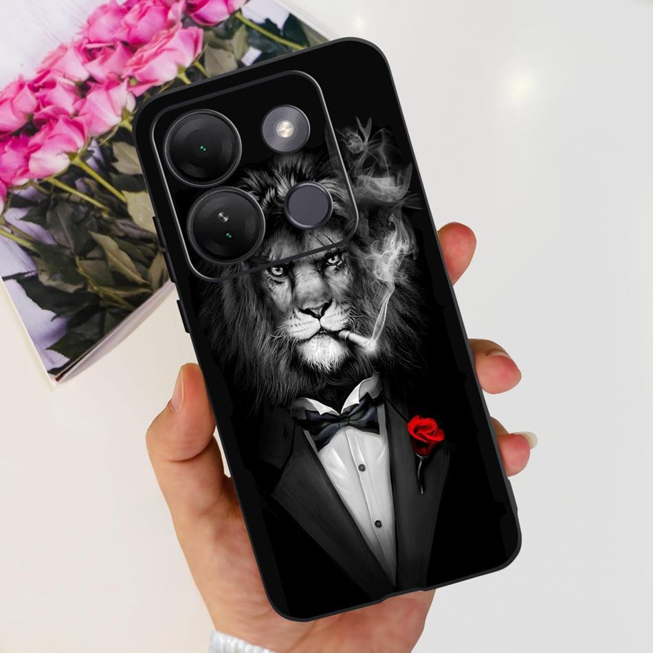 For Infinix Smart 7 HD Case Smart 7HD X6516 2023 Elegant Printing Soft Silicon TPU Slim Phone Back Cover