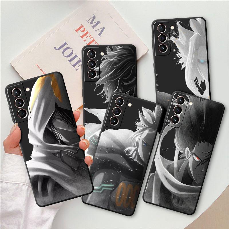 Matte Black Soft Bag Case For Samsung Galaxy S10e S10 S9 S23 Ultra 5g S8 S7 S20 Fe S21 S22 Plus S9plus My Hero Academia Cover