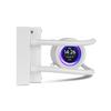 NOX XTREME PRODUCTS X-240 LCD WHITE - Refroidissement liquide ARGB avec écran LCD personnalisable, Intel et AMD, 2 ventilateurs