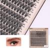 200pcs DIY Cluster Lashes 100D 200D D Curl 10-18mm MIX Length Very Soft Wearing Cluster Lash Cluster 200d