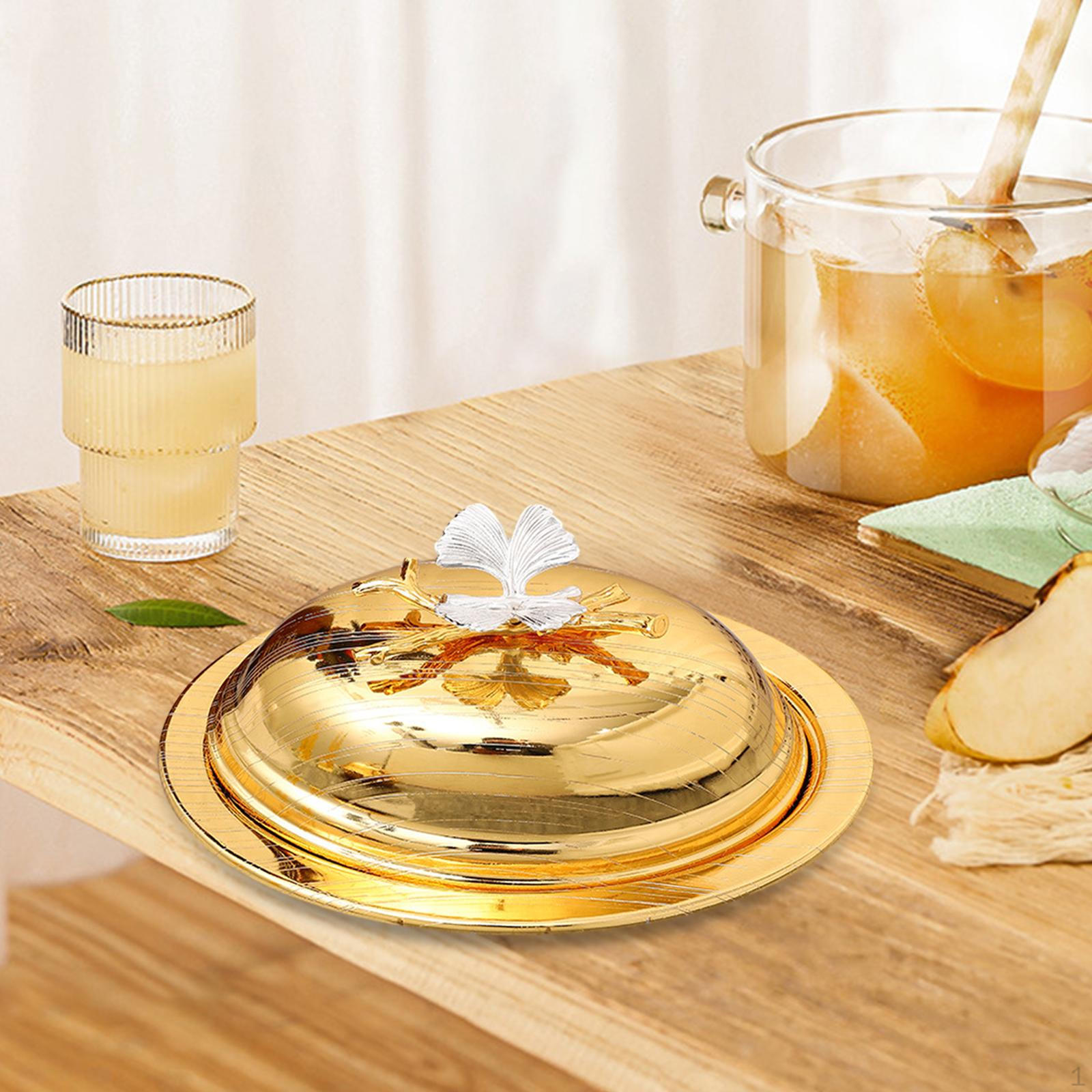 

Классическая масленка с крышкой – декоративный поднос для развлечения Oval