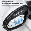 2in1 Car Rearview Mirror Rain Eyebrow Reversing Small Round Mirror For Honda Civic Accord CRV Fit Jazz CBR cb500x Accessories TR6