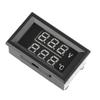 DC4-28V  -40~120℃ Digital Voltmeter Thermometer 0.28" LED Display with 1meter NTC 10K Temp Probe for Car, Motorcycle 5V 12V 24V